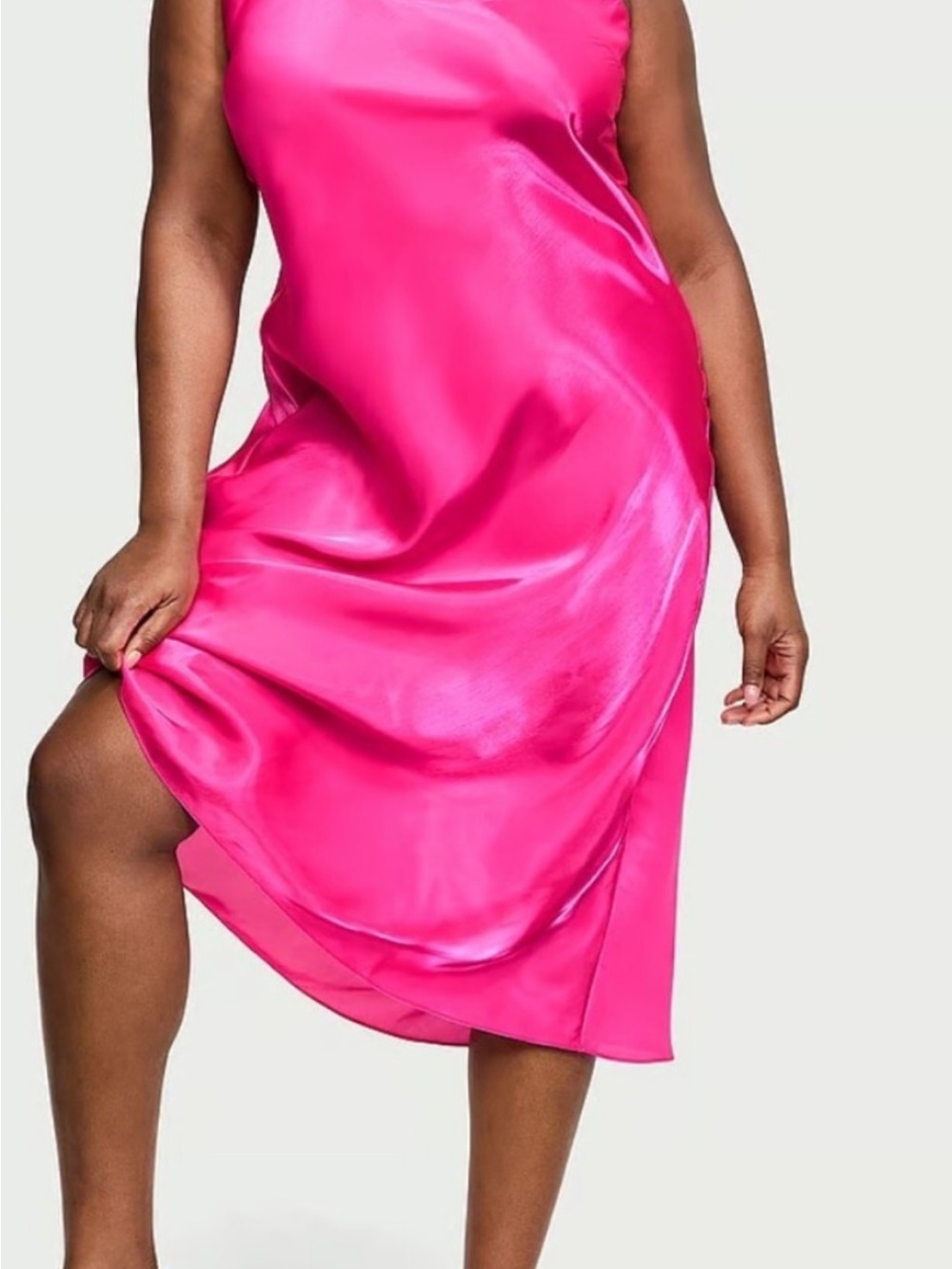 Victoria Secret Hot Pink organza Slip Dress - Women Intimates & Sleepwear
